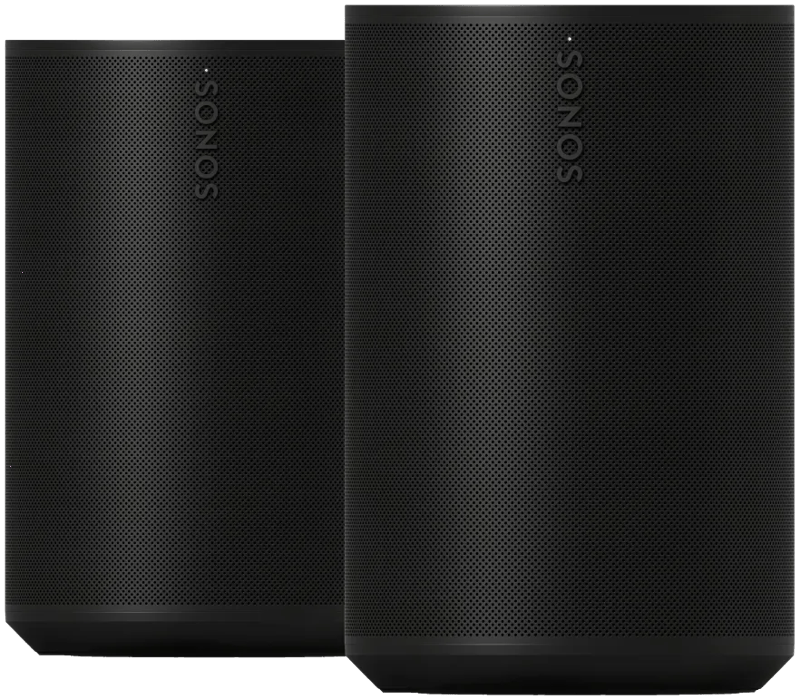 Sonos Era 100 SL Doppelpack Schwarz